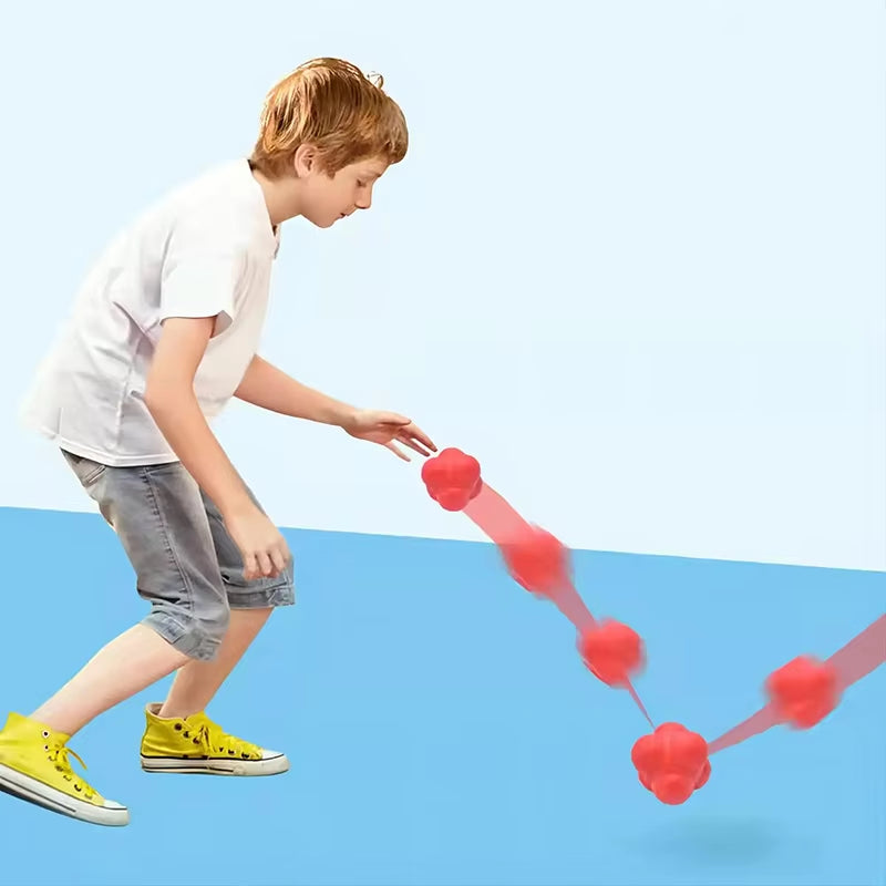 Hexagon Reaction Ball Agility Training Ball for Basketball Football Kids Adult Coordination Reflex Sports Fitness Training Ball