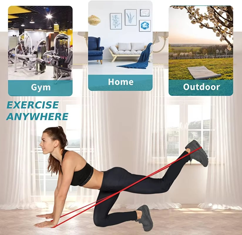 Ultimate Resistance Band Set for Pull-Up Assistance & Heavy Workouts - Perfect for Home Exercise & Physical Therapy